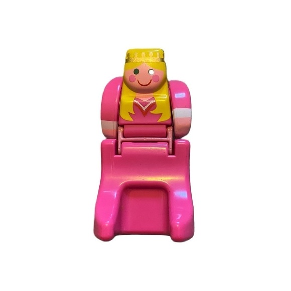 Vintage Mattel Double Dooz Transforming Block Toy Figure Princess Pink - Picture 1 of 4